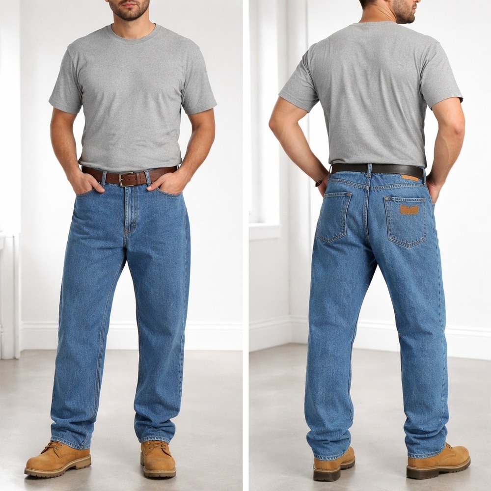 Carhartt Loose Fit Straight Leg Jeans 42x30 Heavyweight Denim Workwear‎